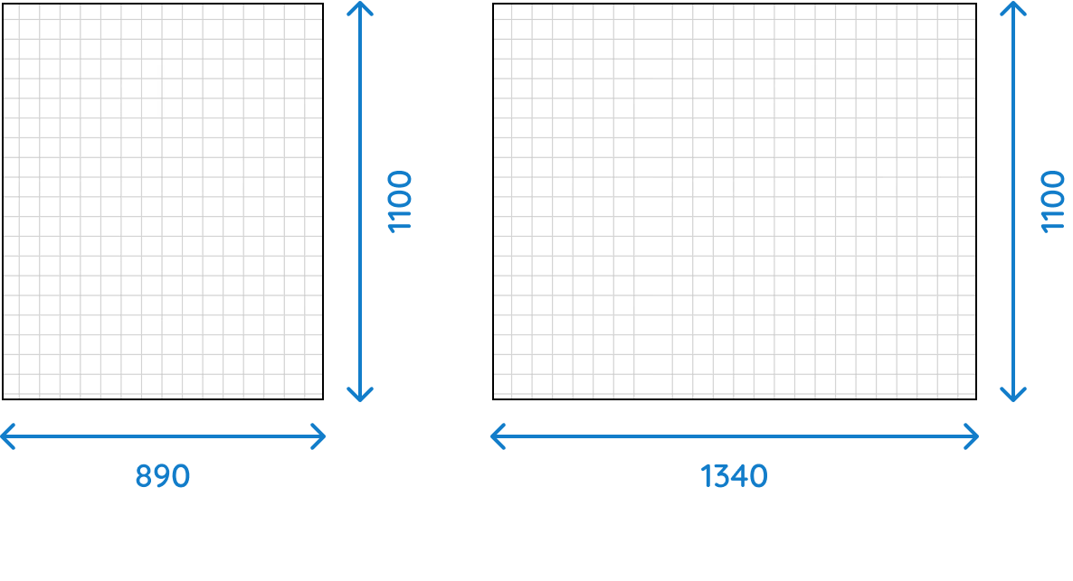 metal shelve measures